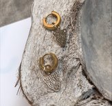 Oorbellen creool leopard