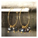 Parel blauw M