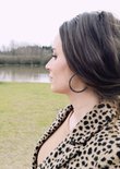 Ring leer zwart