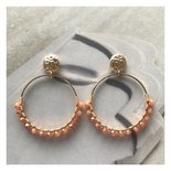Beads ring oranje