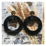 Resin zwart bedel