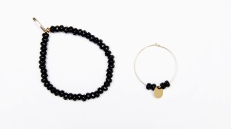 Armband natuursteen zwart