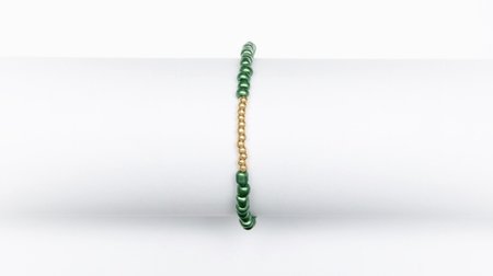 Armband rocaille groen
