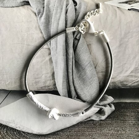 Armband knoop zilver