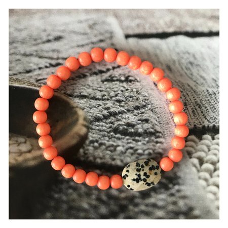 Armband Dalmatiër oranje