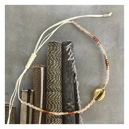 Armband kauri beige