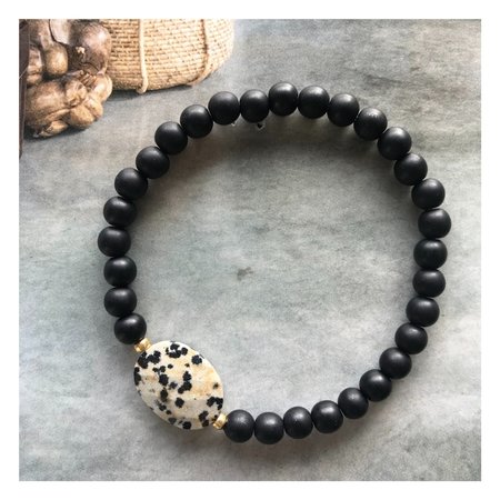 Armband Dalmatiër zwart