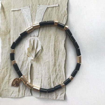 Armband kraal zwart