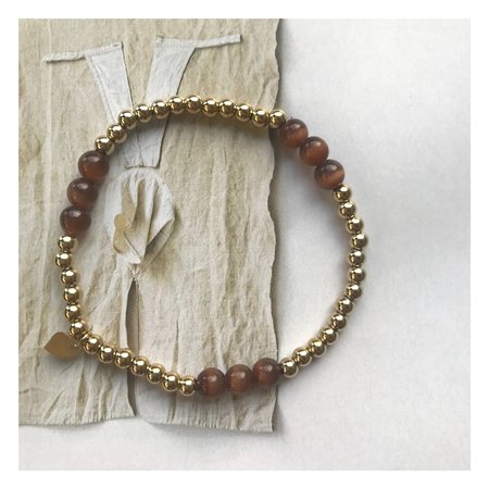 Armband trio cognac