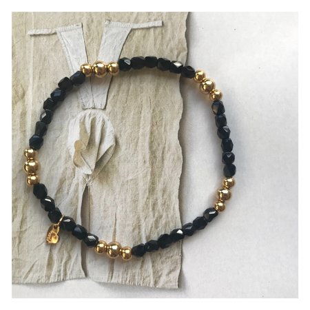 Armband trio goud