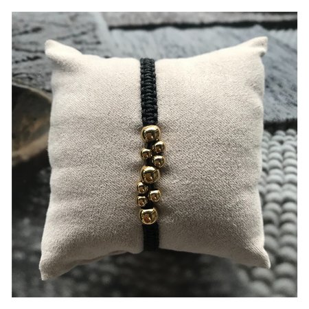 Armband draad zwart