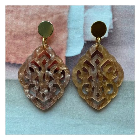 Oorbellen ornament nude